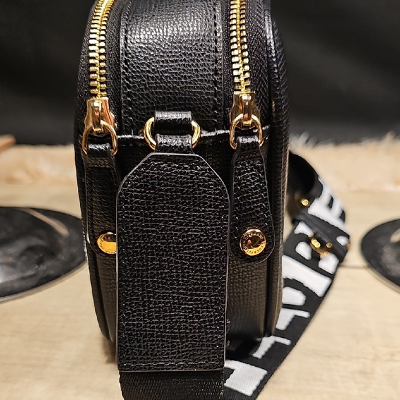 Karl Lagerfeld Black Textured Leather Bag - Picture 9 of 10